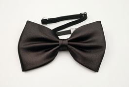Fliege Kostümzubehör Mäschli Satin schwarz