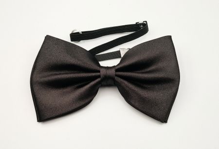 Fliege Kostümzubehör Mäschli Satin schwarz