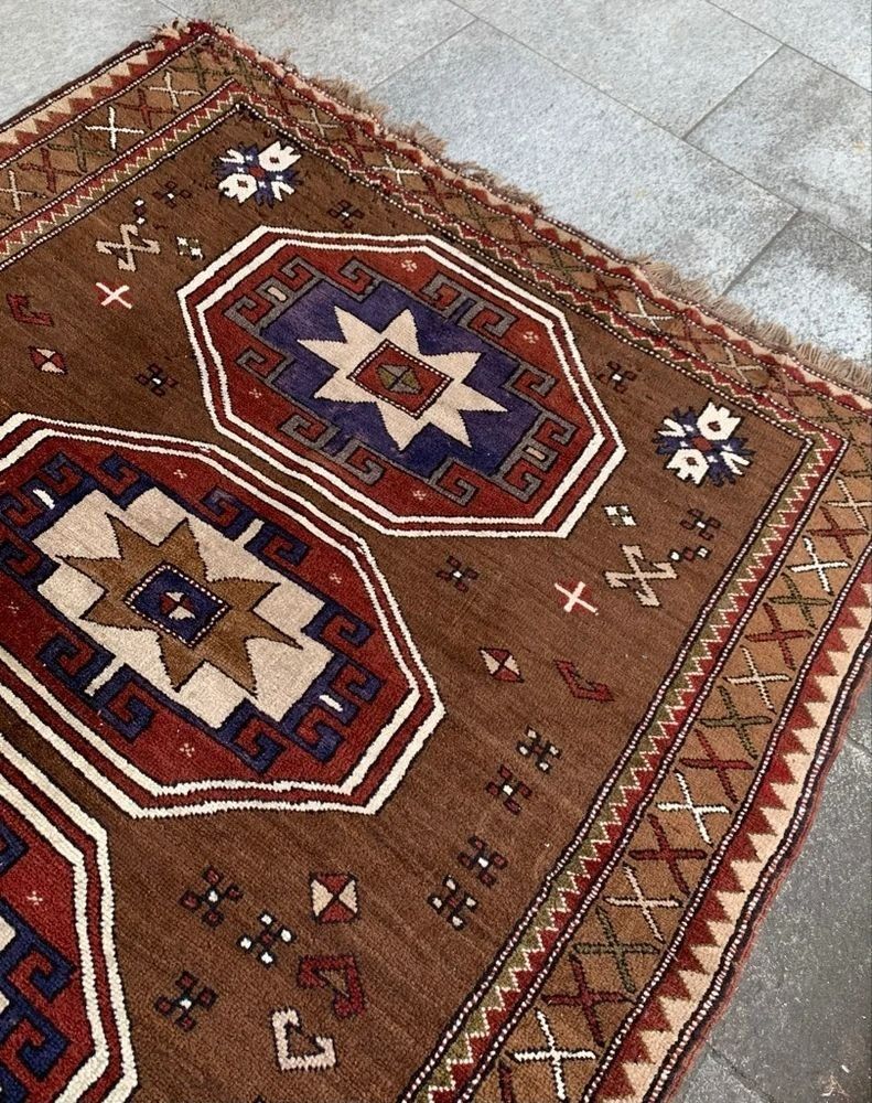 Tappeti: Antiker Kars Kazak Orientteppich, handgeknüpft – Usato da Bern venduto da Yunkom 5
