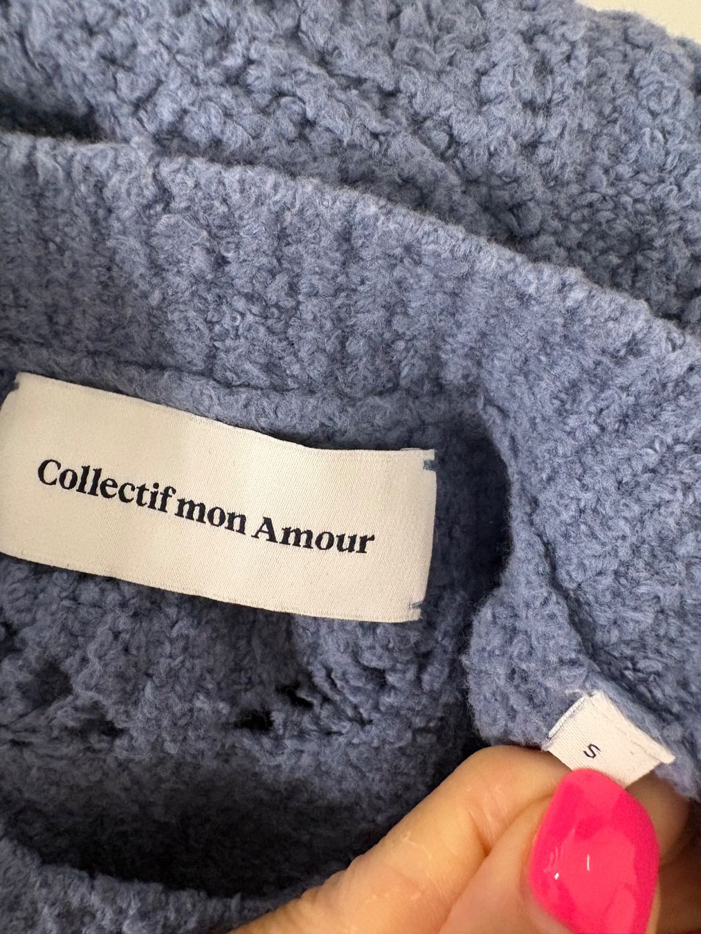 Collectif Mon Amour Pulls & Sweat-shirts: Collectif mon Amour Pullover blau Gr. S gross Strickpullover – D'occasion à Regensdorf par secondchancefashion 3