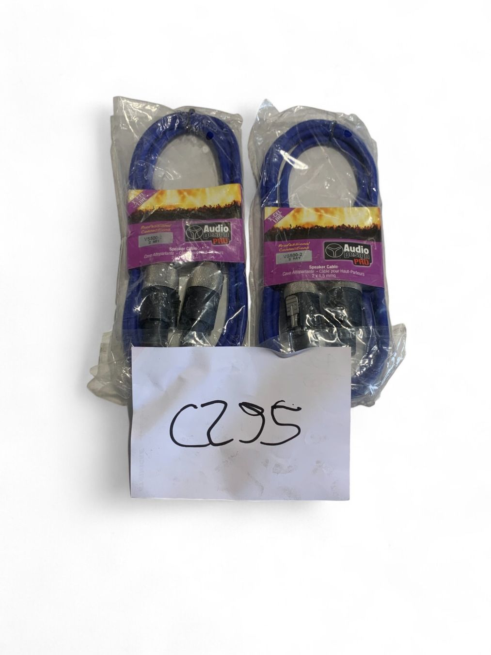 Kabel: 2er Set Lautsprecher Kabel  2m  (C295) – Neu und originalverpackt aus Däniken SO von Profog1