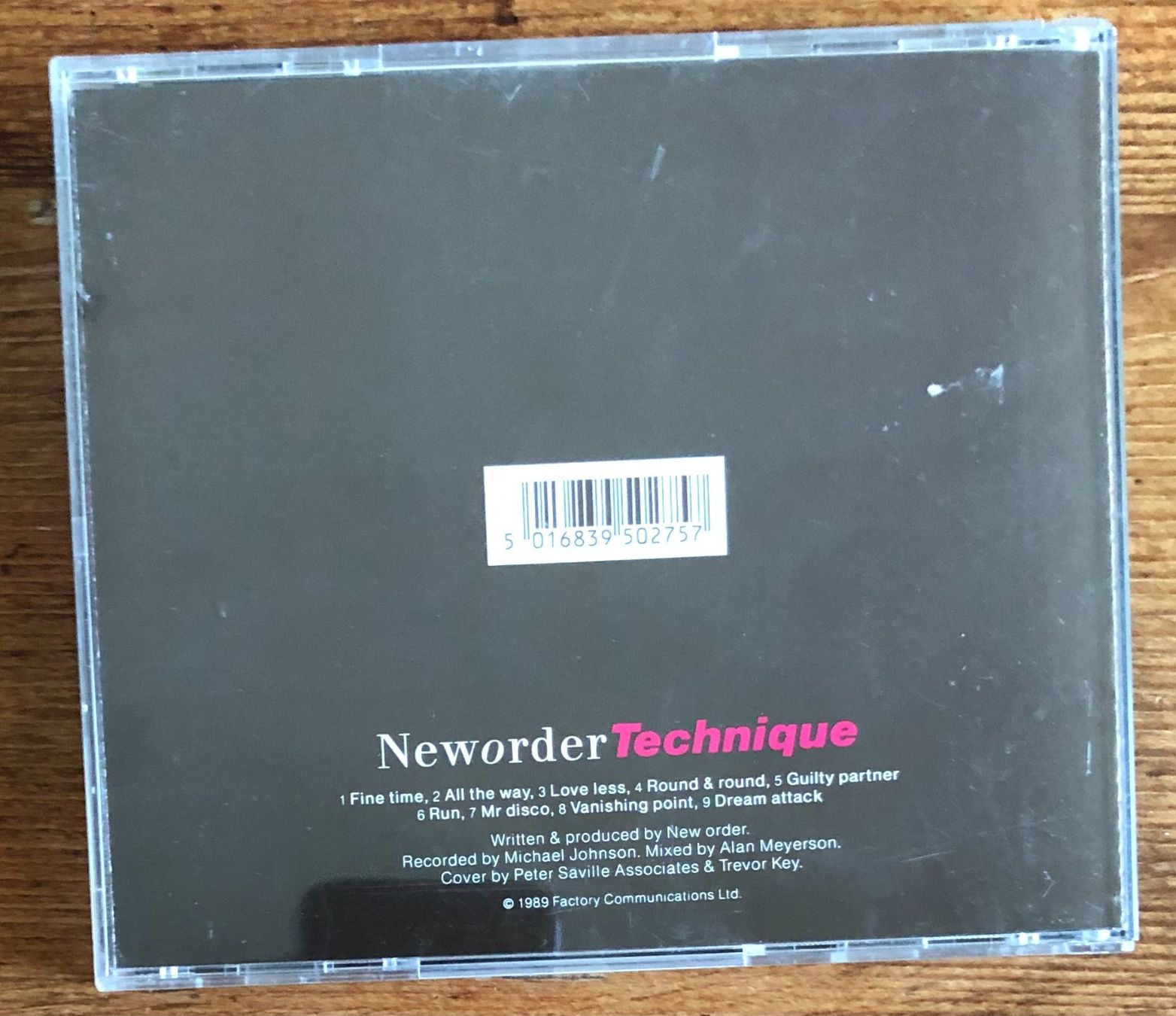 CD: New Order – Technique CD, Joy Division, Synth, Wave – Usato da Luzern venduto da Schlafenicht00 1
