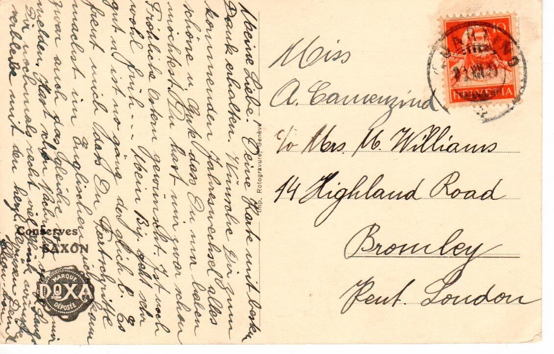 Cartes postales: Château de Vissoye – D'occasion à Wolhusen par Curver9 1