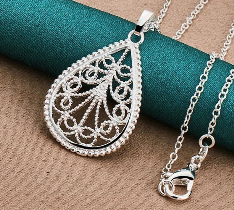 Catenine: Anhänger mit Kette, 925 versilbert – Nuovo (secondo la descrizione) da Grenchen venduto da dar_6d52 4