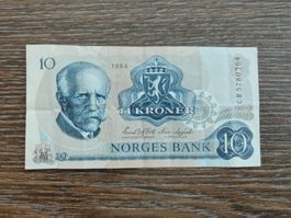 Norwegen 10 Kronen 1984 !!!!!!