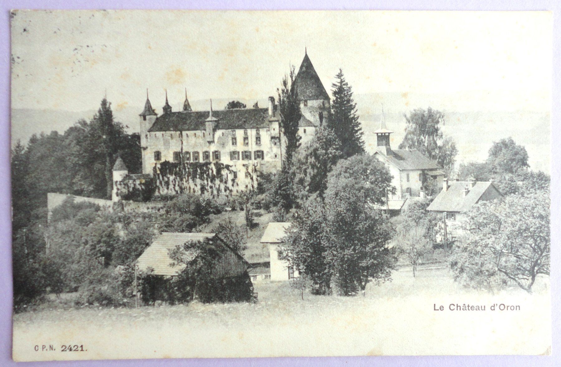 Cartes postales: Château d' Oron – Défectueux à Fétigny par Billy2miny