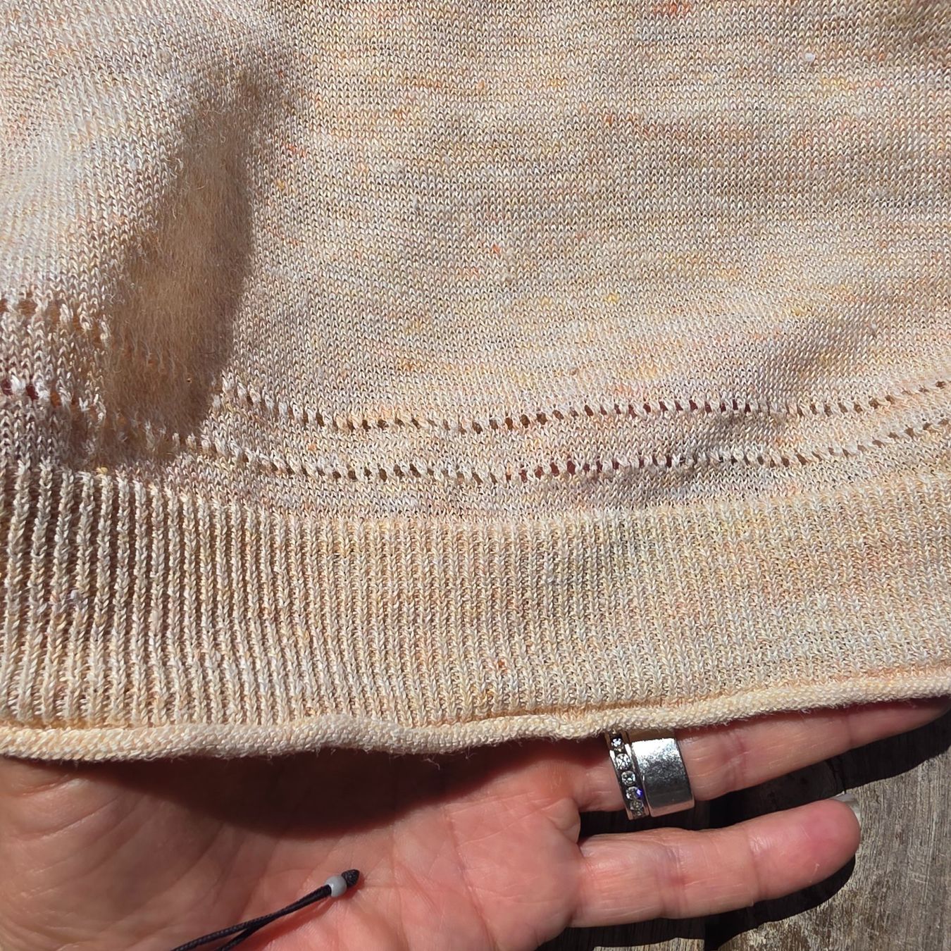 Nile Pulls & Sweat-shirts: 🐸 NILE LEINEN PULLOVER S APRICOT LEINENPULLOVER – D'occasion à Môtier (Vully) par Frogs 3