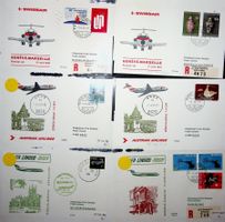 SUISSE POSTE AÉRIENNE 6 VOLS 1974 /T453