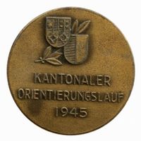 Medaille Sport 1945 Kantonaler Orientierungslauf OW/NW/LU