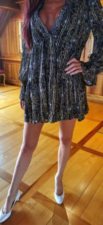 Sommerliches Minikleid / Babydoll Grösse S