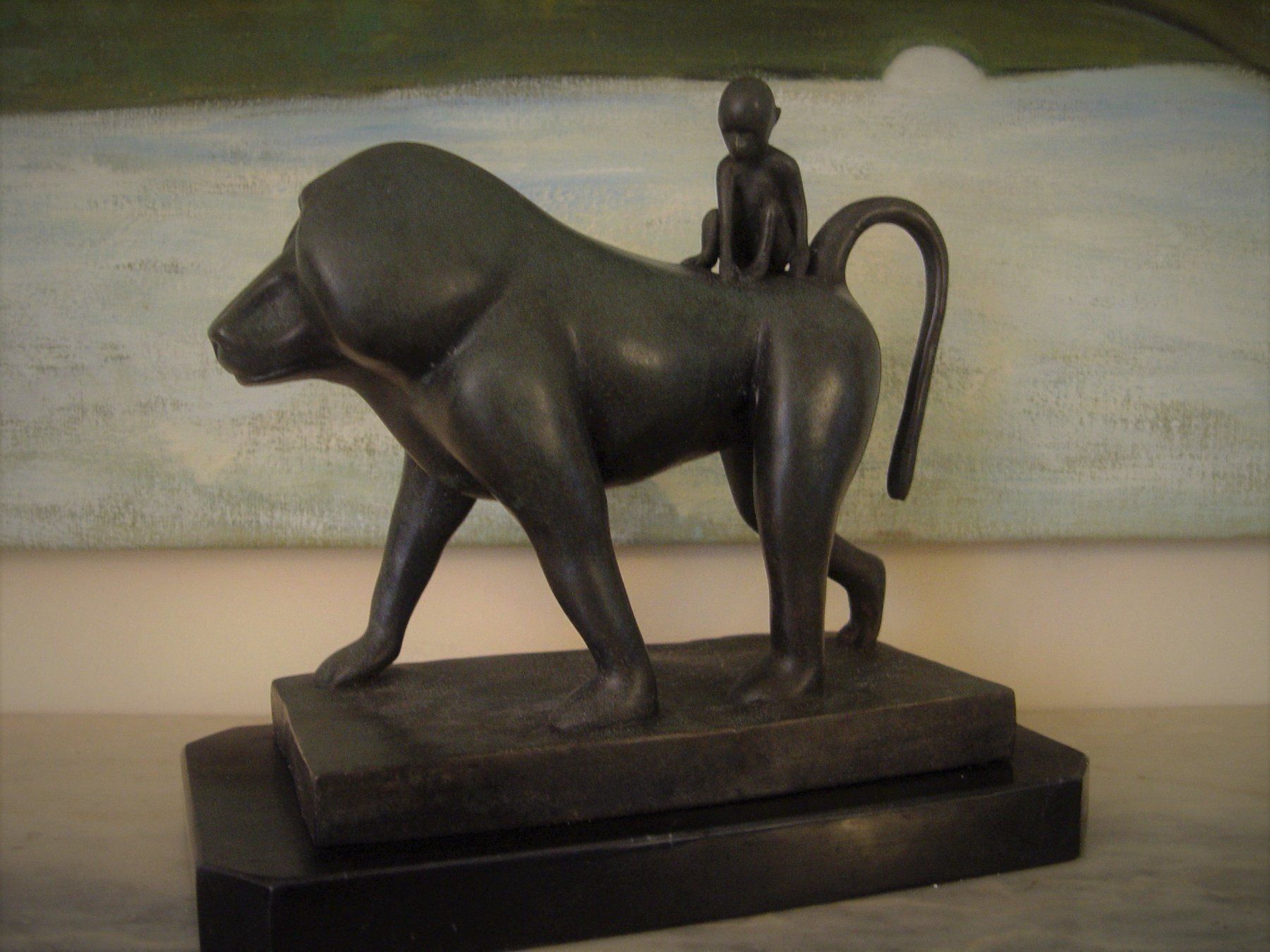Skulpturen & Statuen: Grosse Bronze Skulptur – Gebraucht aus Rotkreuz von Dobermann5 7