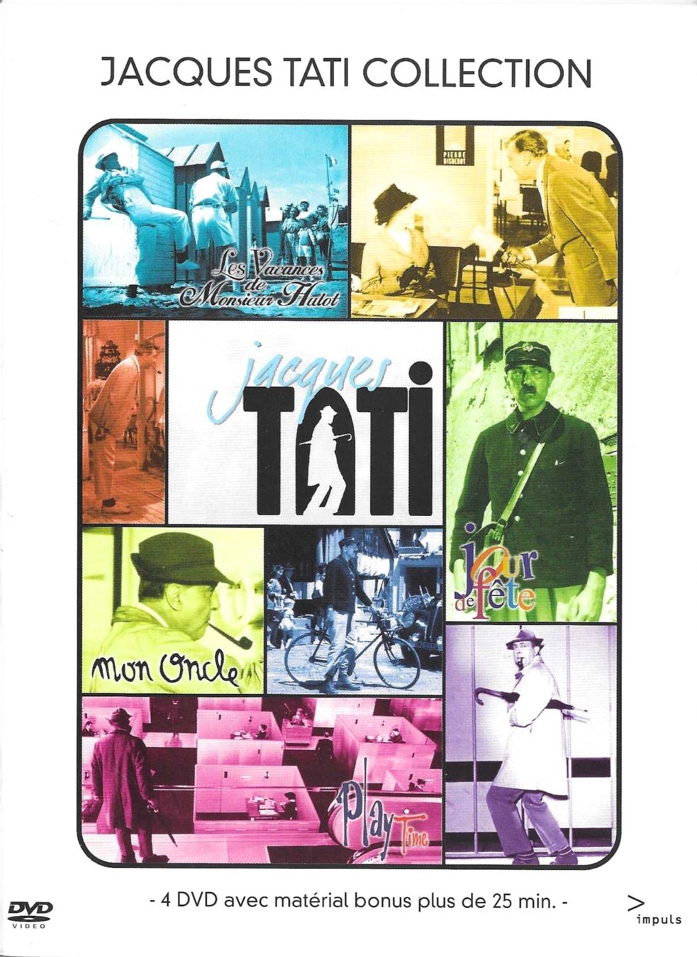 Tutti i DVDs: Jacques Tati Collection - Box 4 DVD + bonus – Usato da Savagnier venduto da Ne2065