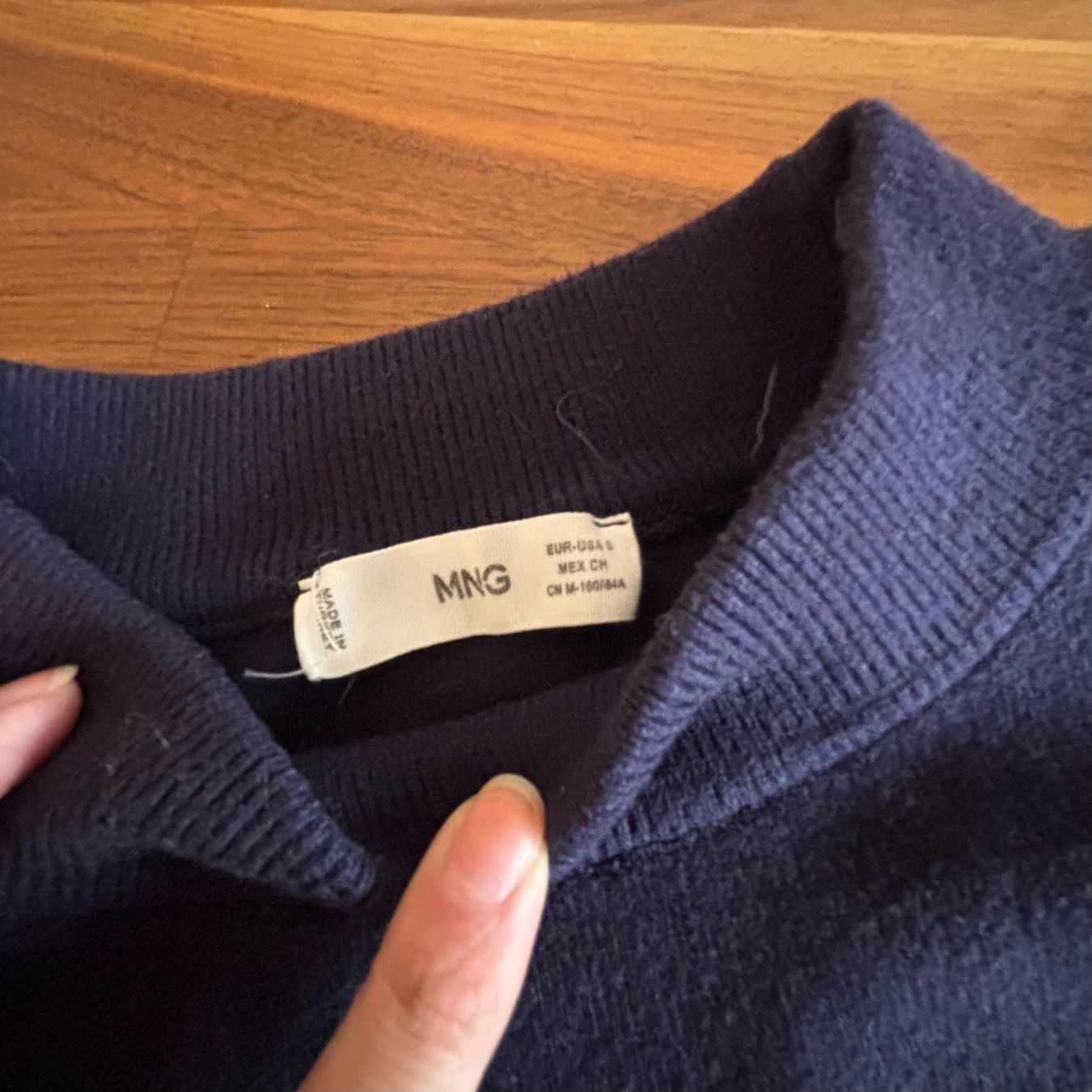 Mango Pulls & Sweat-shirts: Mango / Strickpullover / M / Dunkelblau – D'occasion à Winkel par masrisa 2