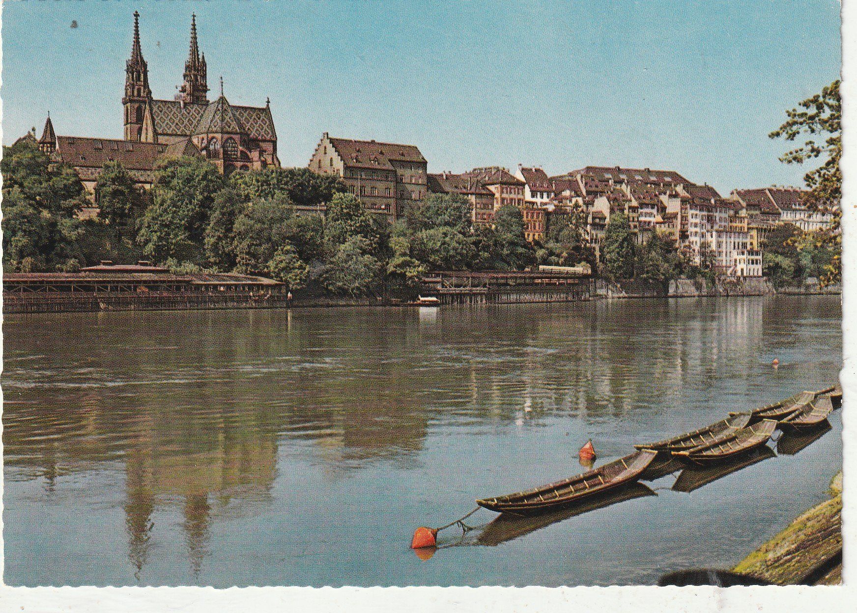 Ansichtskarten: Basel – Gebraucht aus Lumbrein von made02