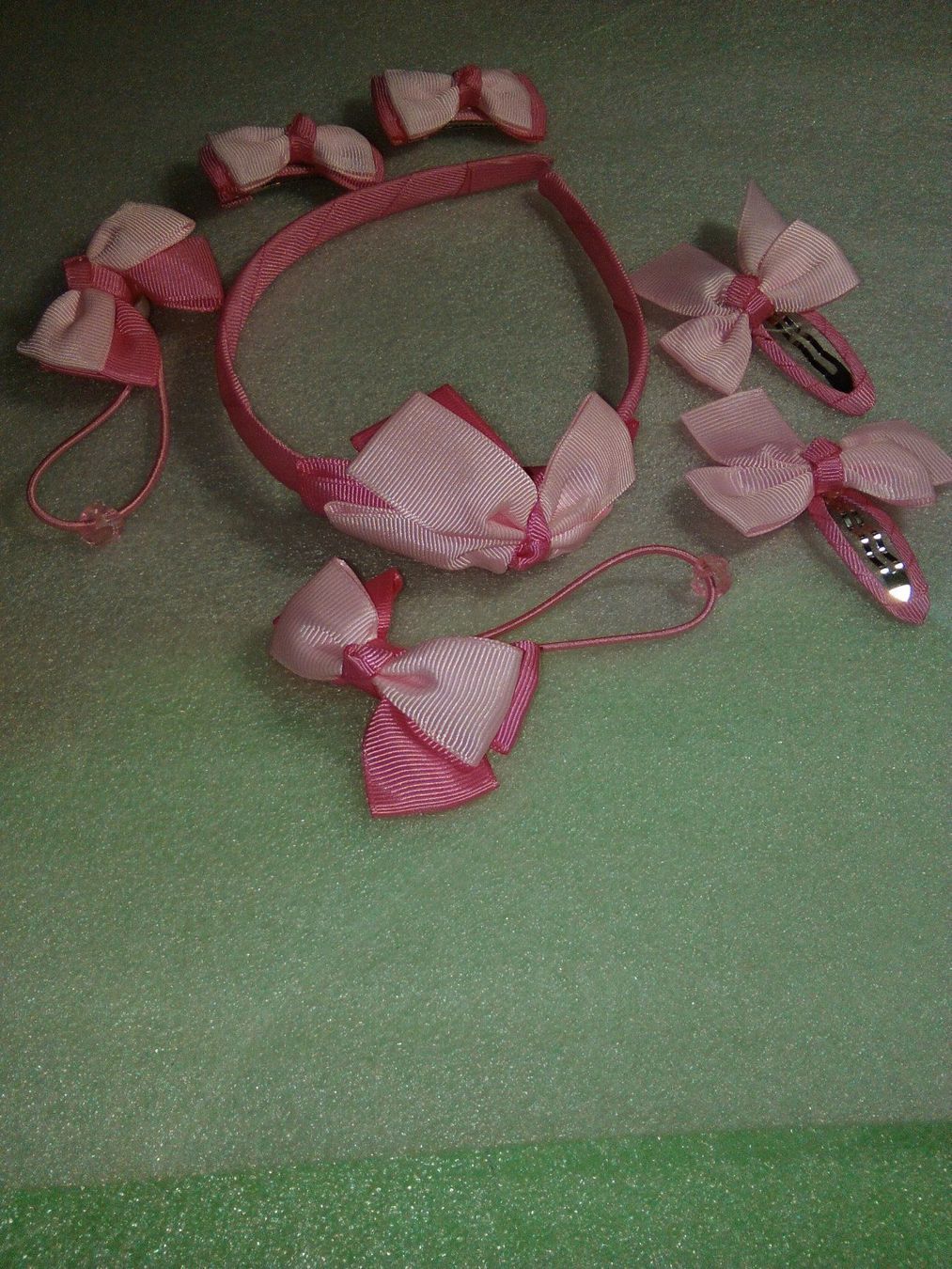 Accessori per capelli: haarschmuck set,,,rosenrot farbe,,7 stück – Nuovo (secondo la descrizione) da Basel venduto da bijoutrie_4 5