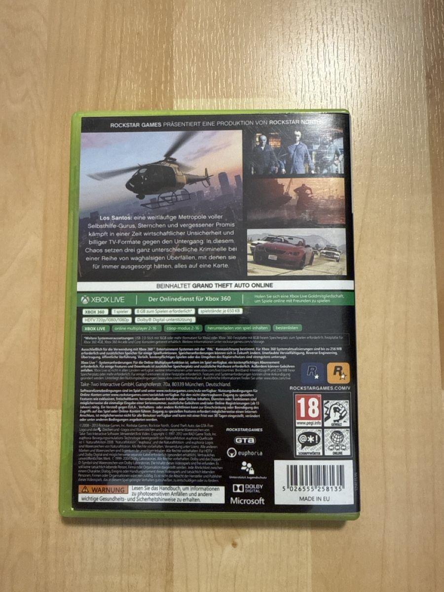Microsoft Giochi: Grand Theft Auto 5 Xbox 360 – Usato da Schaffhausen venduto da sabdiu 2