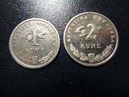 1 + 2 Kune Kroatien 1995