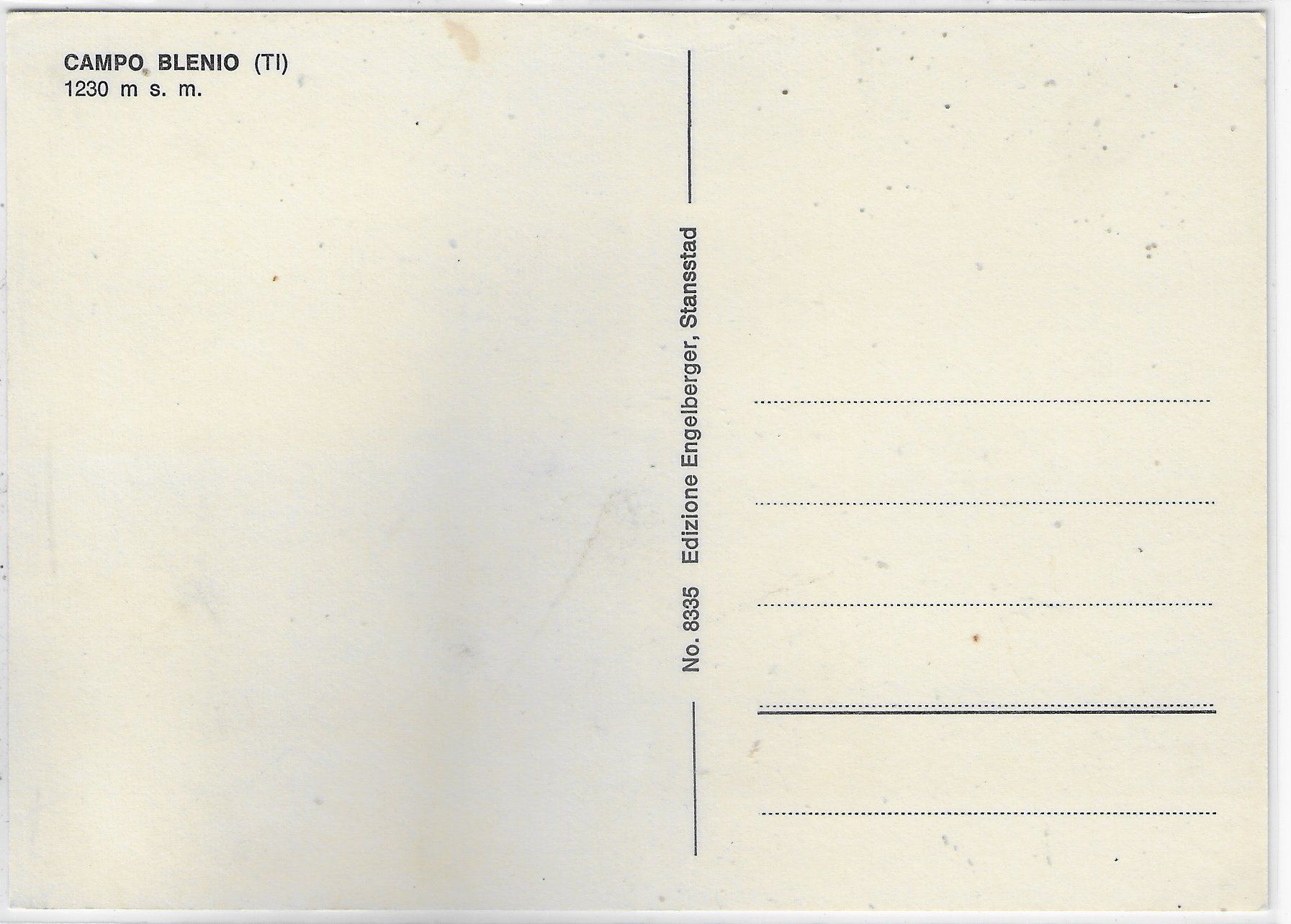 Cartes postales: Campo Blenio - Multiview – D'occasion à Ettingen par Kartenplanet 1