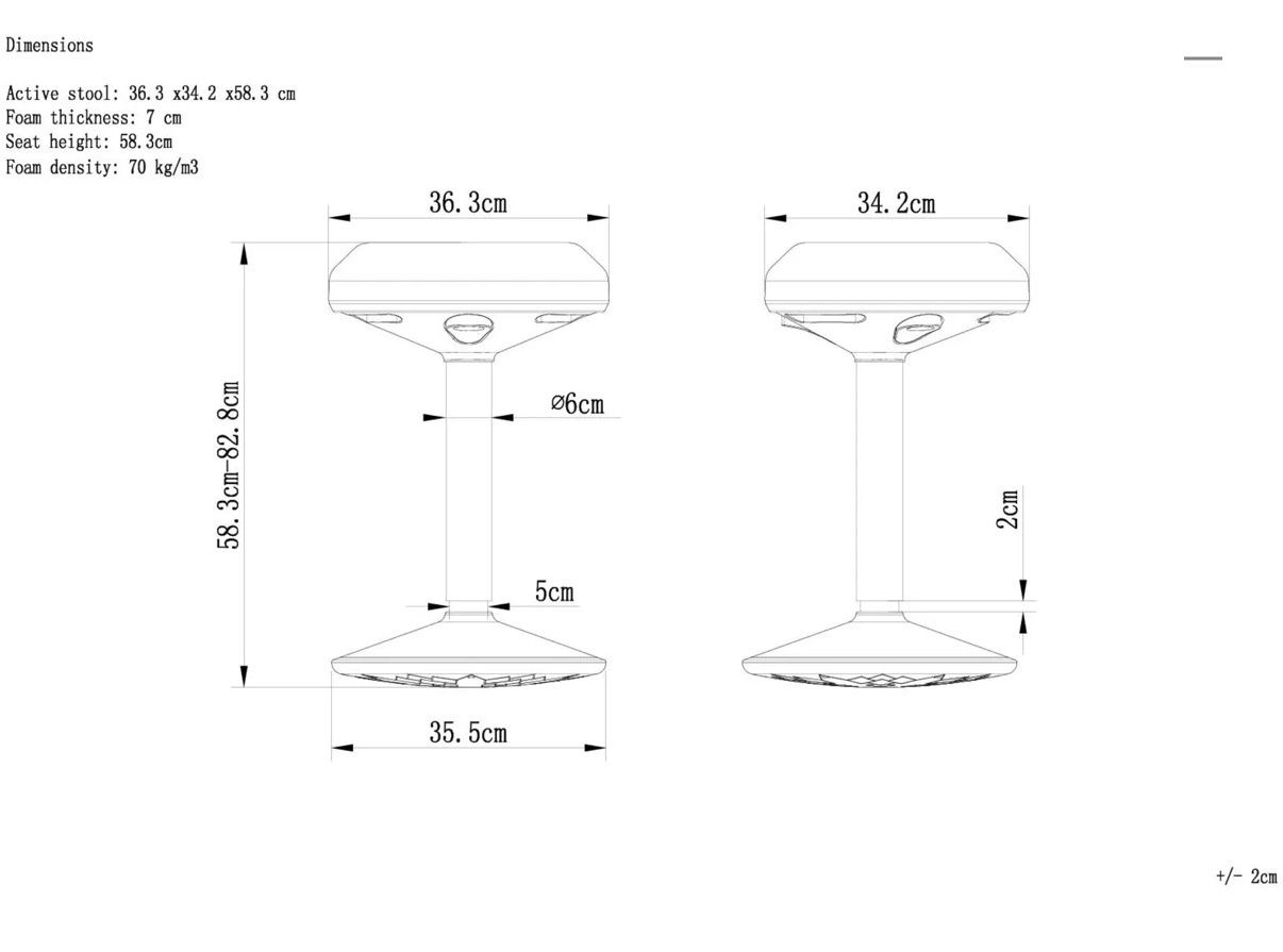 Sgabelli: Ergonomischer Hocker – Nuovo (secondo la descrizione) da Steffisburg venduto da larihofmann 3