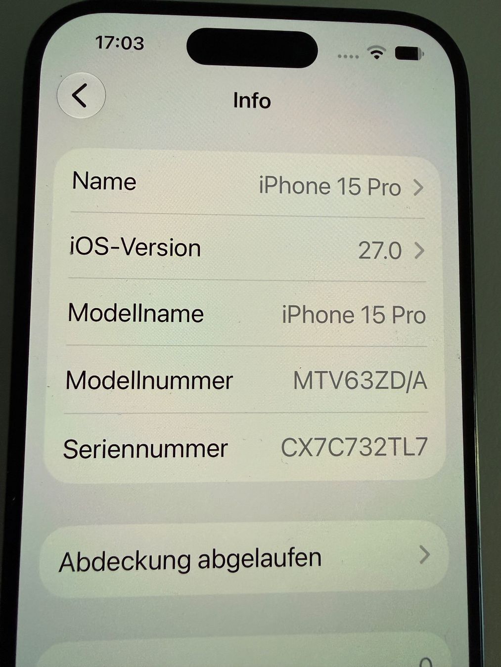 Apple Telefoni cellulari / Smartphones: iPhone 15 Pro 256 Titan Schwarz – Usato da Wädenswil venduto da Thut001 5