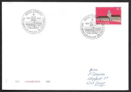 Sonderbrief S. 1130/1 150 Jahre Uni Zürich 28./29.4.1983