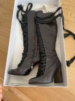 Chloé Lederstiefel mit Schnürung Gr. 36