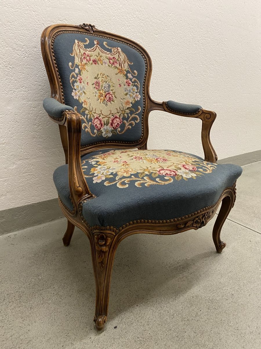 Sessel: Antiker Gobelin Sessel Louis XV-Stil  – Gebraucht aus Männedorf von Adamiat 4