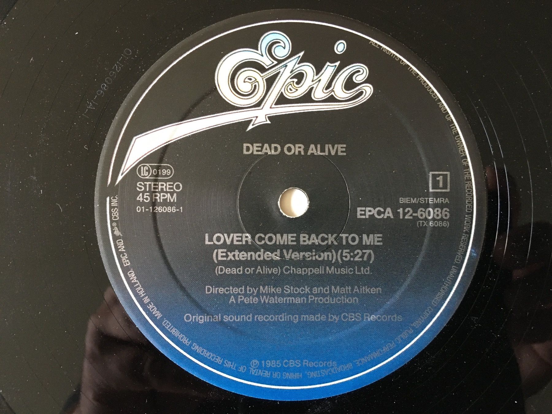 Dischi in vinile: Maxi Single Vinyl: Dead or Alive, 45 RPM – Usato da holziken venduto da Weston 3