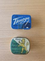 2x Vintage Grammophon-Nadeldosen „Thurga“ Swiss Made /Nadeln