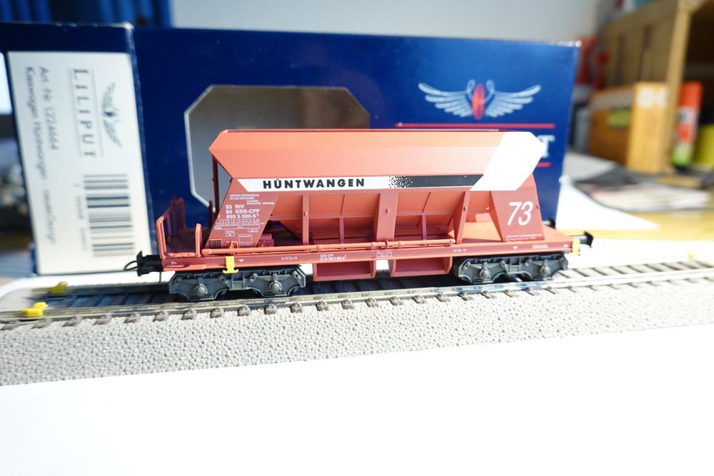 Wagon Tombereau Liliput Bachmann HO – Riv EUROP 83 FS 530 0 791-7, Marron