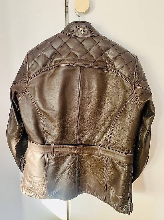 Jacken: Blouson de moto Triumph en cuir – Gebraucht aus Bourg-St-Pierre von GdCombin 2