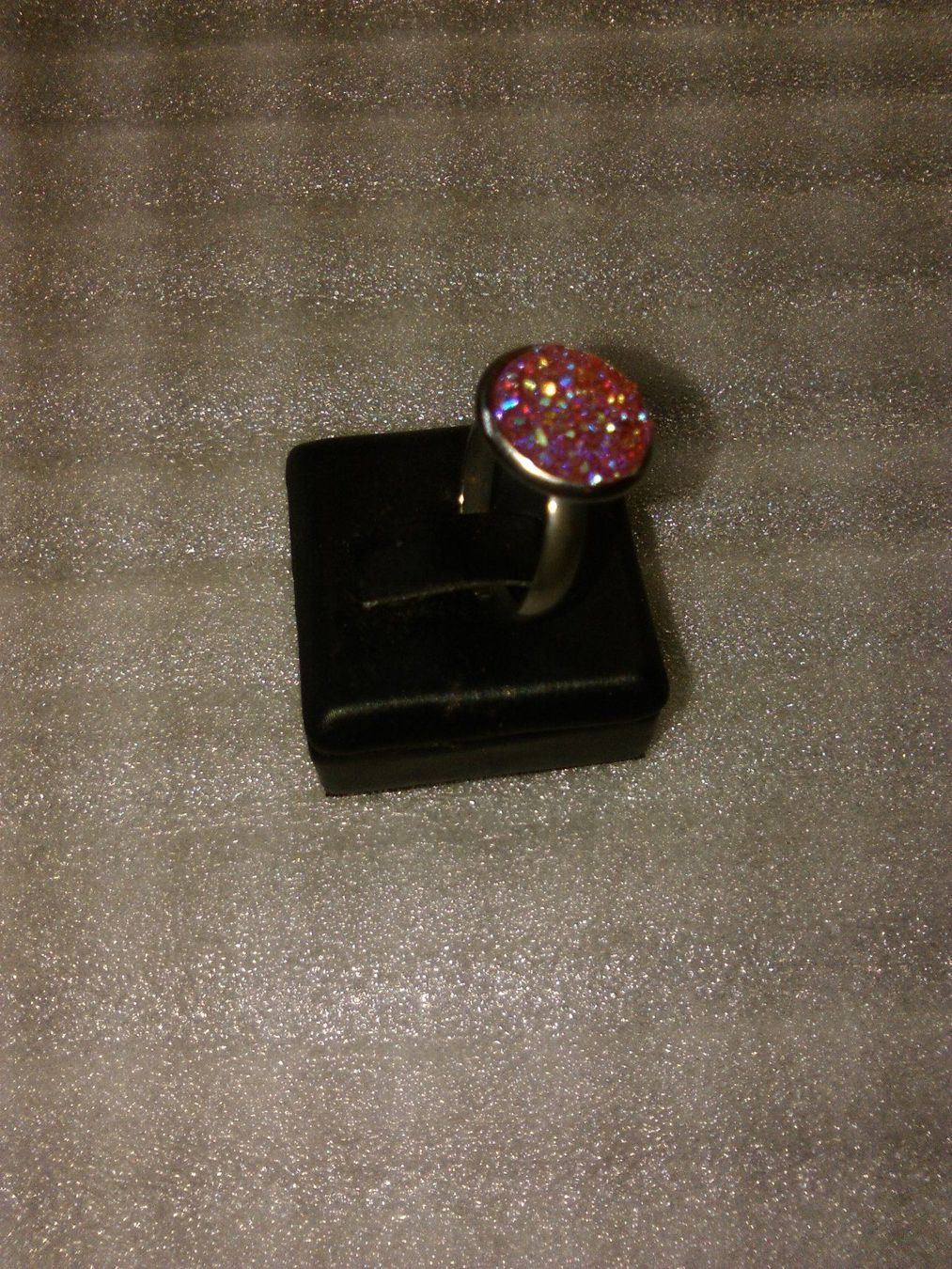 Anelli: RING EDELSTHAL,,MIT LELA GLITZER,,,ANTI ALLERGISCH – Nuovo (secondo la descrizione) da Basel venduto da bijoutrie_4 4