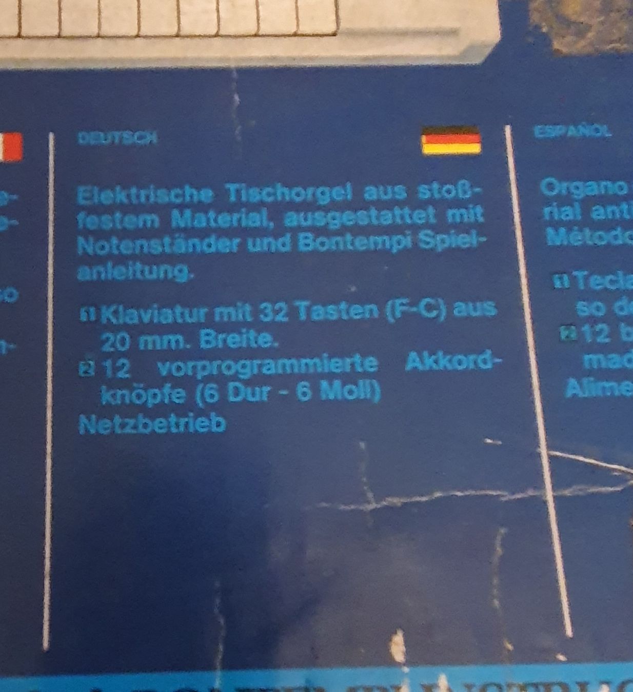 Bontempi Musikinstrumente: BONTEMPI BN8 ORGAN – Gebraucht aus Pfäffikon ZH von edwinstarr1 3