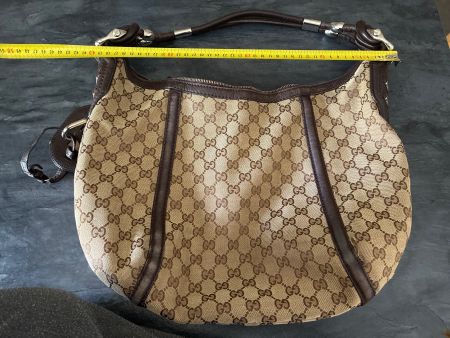 Gucci Techno Horsebit Hobo GG Canvas 240261 Vintage