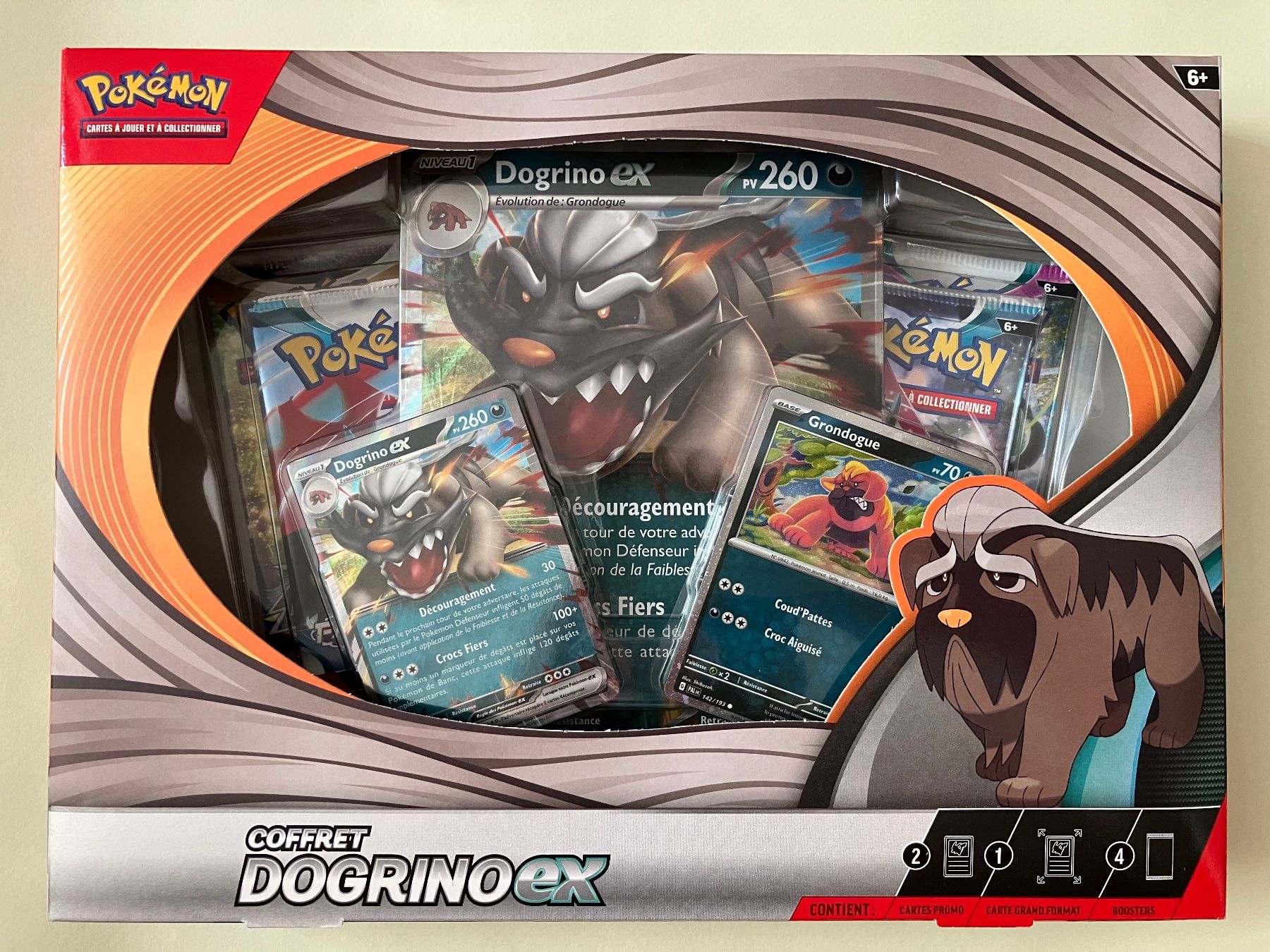 Pokémon Carte collezionabili: POKEMON Coffret DogrinoEx – Nuovo e nell'imballaggio originale da CHENE-BOUGERIES venduto da homeswisshome