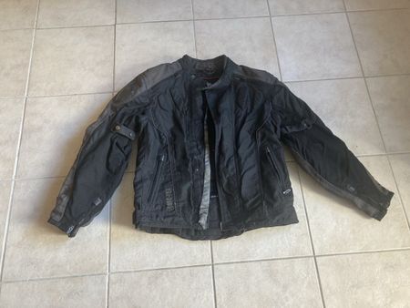 Motorradjacke Hein Gericke Gore-Tex schwarz Grösse 52