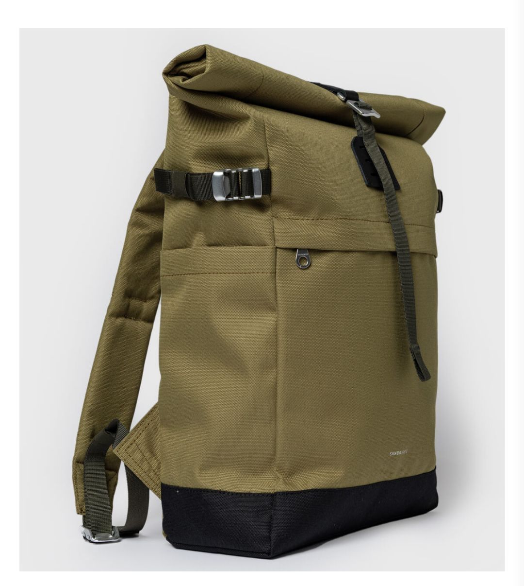 Sandqvist Zaini: Sandqvist Backpack Roll Top Icon Khaki New Condition – Nuovo (secondo la descrizione) da Zürich venduto da Lili.bp 2