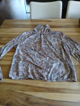 Bluse Langarm Kragen Grösse Unbekannt 100% Polyester