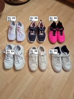6 Paar Kinderschuhe Grösse 33/34  fast neu