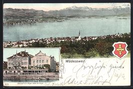 Wädensweil, Totalansicht am Ufer des Z