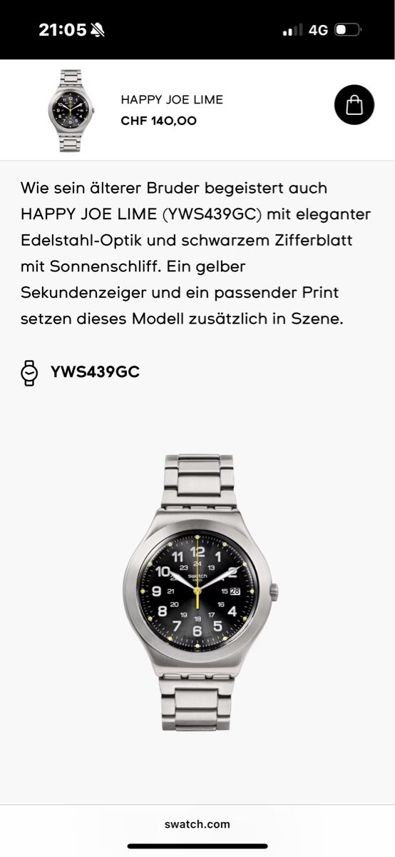 Swatch Orologi: Swatch Irony, wenig getragen – Usato da Gränichen venduto da Sanderzander