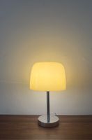 Retro Glaslampe in Beige