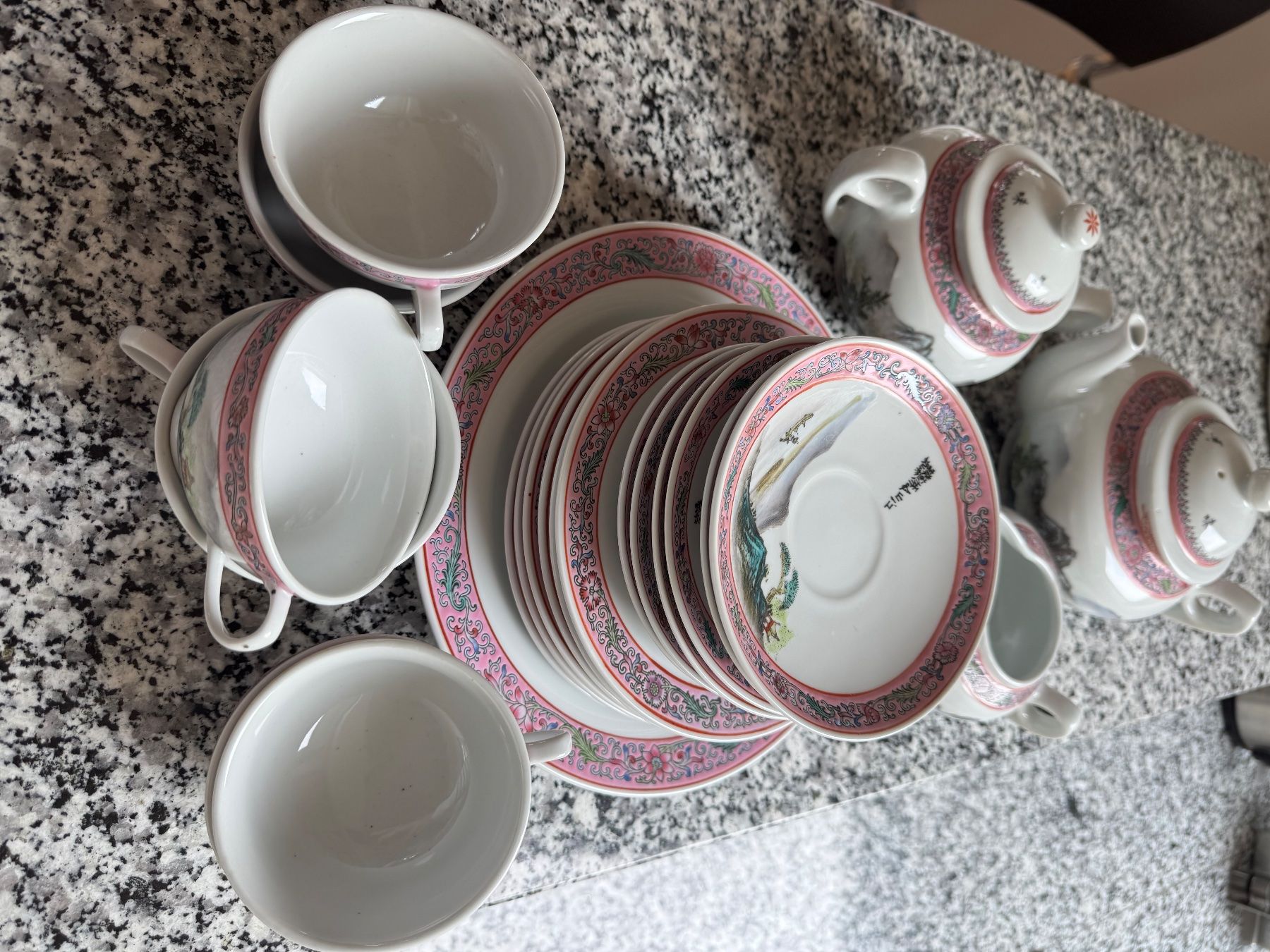 Set di piatti: Altes chinesisches Tee-Set – Nuovo (secondo la descrizione) da Sutz venduto da Stampfli2 8