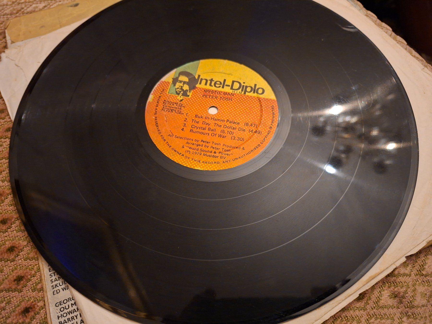 Dischi in vinile: Reggae LP - Peter Tosh - Mystic Man - – Usato da Bernex venduto da Wannabehasbeen01 3
