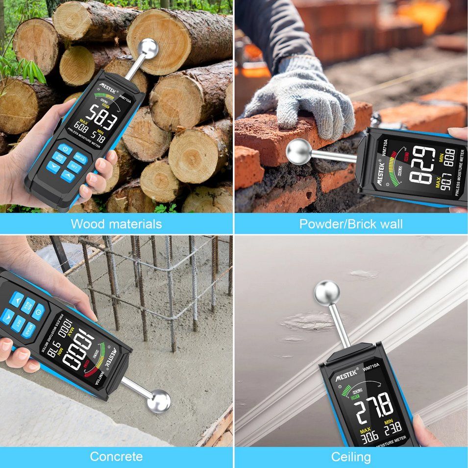 Misurare: Feuchtemessgerät Hygrometer LCD Kontaktlos – Nuovo e nell'imballaggio originale da Genève venduto da Top-Trend 5