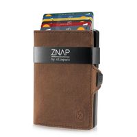 ZNAP 12 - mini Wallet Vintageleder Braun