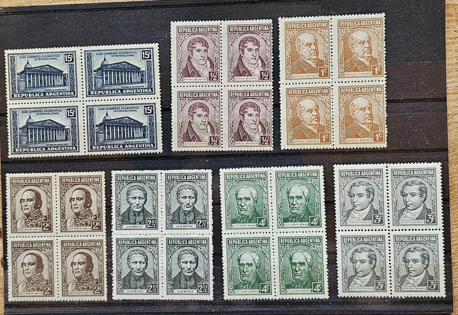 Alle Briefmarken: ARGENTINIEN - alte 4er -Bl. ** – Neu (gemäss Beschreibung) aus Les Valettes von Nuba1