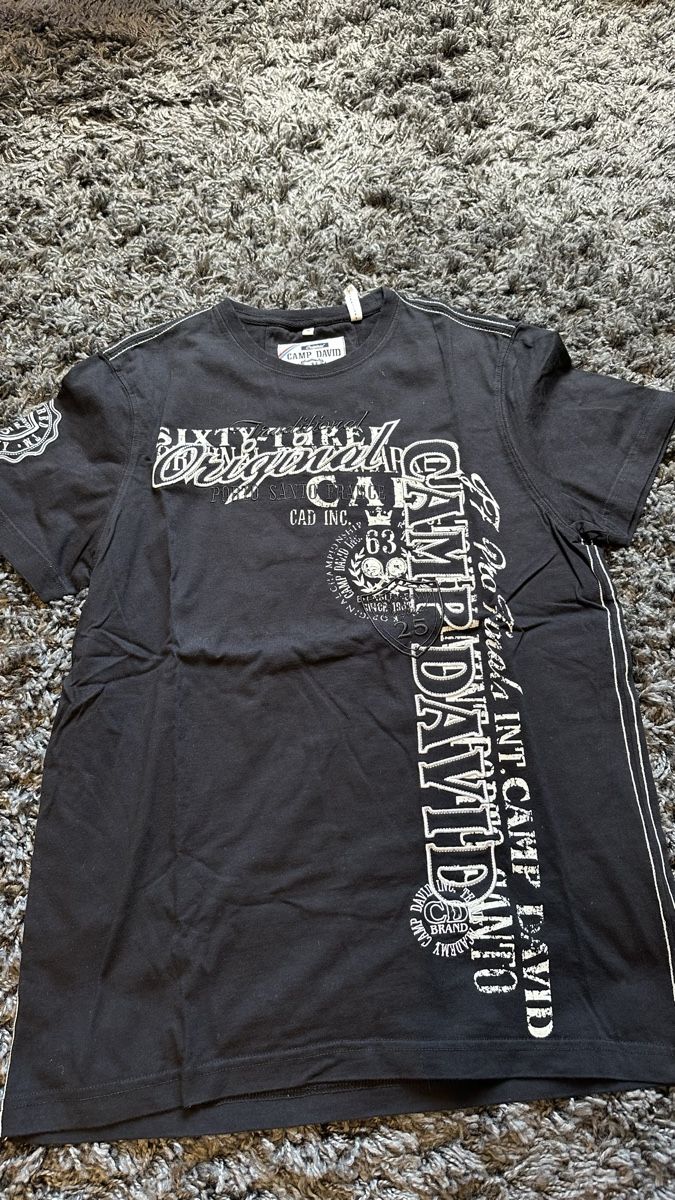 Camp David T-Shirts: T-Shirt CAMP DAVID Grösse M schwarz – Gebraucht aus Ettingen von slg_4107