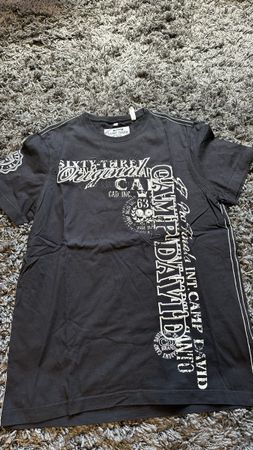 T-Shirt CAMP DAVID Grösse M schwarz