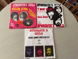 APHRODITE'S CHILD DEMIS ROUSSOS tolle Singles Kult Hit Top